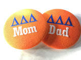 Delta Delta Delta Mom/Dad Embroidered Button