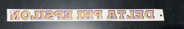 Delta Phi Epsilon Horizontal Decal