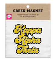 Kappa Alpha Theta Retro Magnet - 2 per pack