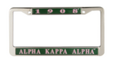 Alpha Kappa Alpha Metal License Frame