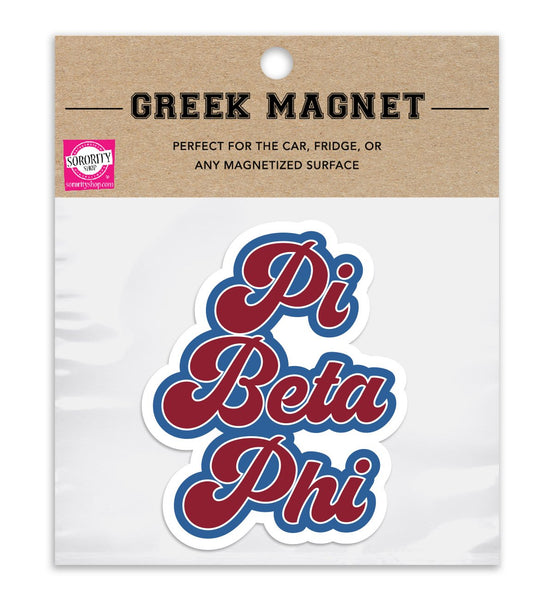 Pi Beta Phi Retro Magnet