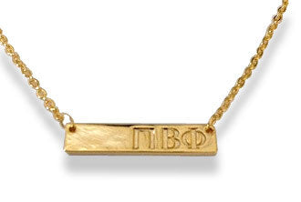 Pi Beta Phi Bar Necklace