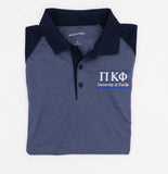 Pi Kappa Phi UF Raglan Heather Block Polo