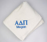 Sorority Ultra Plush Blanket With Embroidery