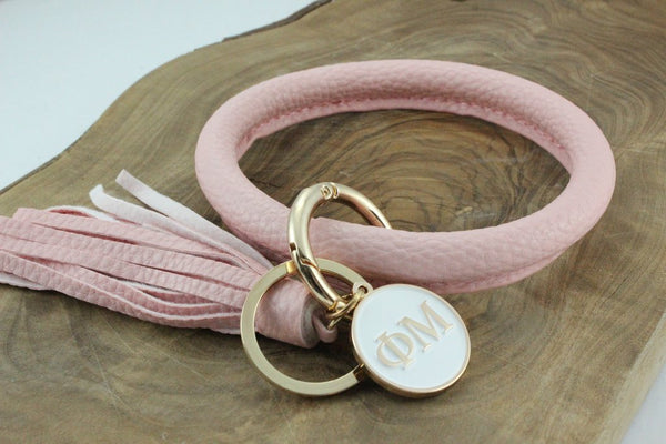 Phi Mu Keychain Bangle