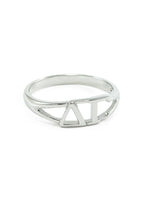 Delta Gamma Sterling Silver Ring