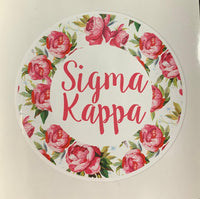 Sigma Kappa Vinyl Decal