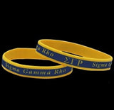 Sigma Gamma Rho Silicone Bracelet