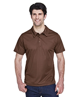 Lambda Theta Phi Moisture-Wicking Brown Polo