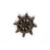 Captain Wheel Mini Wood Symbol