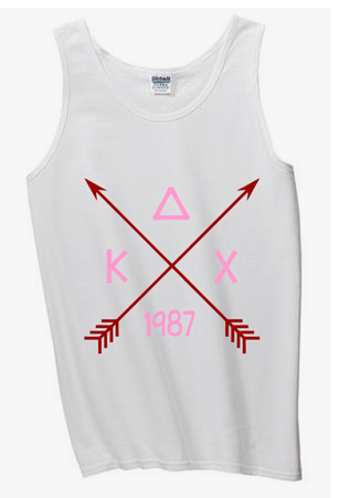 Kappa Delta Chi Vinyl Arrow Tank - Discontinued