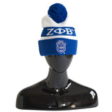 Zeta Phi Beta 2 Sided Pom Pom Beanie