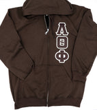 Lambda Theta Phi Greek Full Zip Up Hoodie